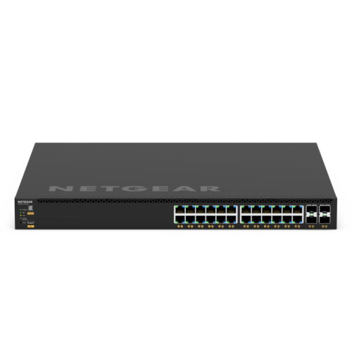 NETGEAR GSM4328-100AJS Managed L3 Gigabit Ethernet (10/100/1000) Power over Ethernet (PoE) 1U Black