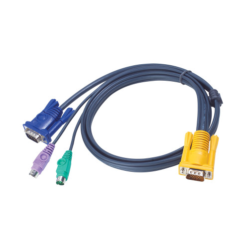 ATEN 4ft PS/2 KVM cable Black 1.2 m 2L-5201P