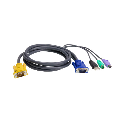 ATEN 2L5301UP KVM cable Black 1 m 2L-5301UP