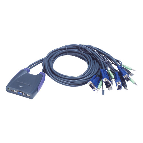 ATEN CS64U KVM switch Black CS64U