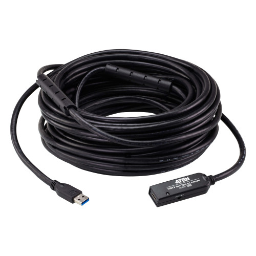 ATEN UE332C-AT-E USB cable USB 3.2 Gen 1 (3.1 Gen 1) 20 m USB A USB C 5 Gbit/s Black UE332C