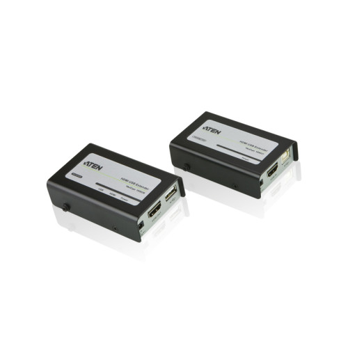 ATEN VE803-AT-E AV extender AV transmitter & receiver Black, Grey
