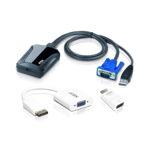 ATEN CV211CP-AT KVM switch Black CV211CP