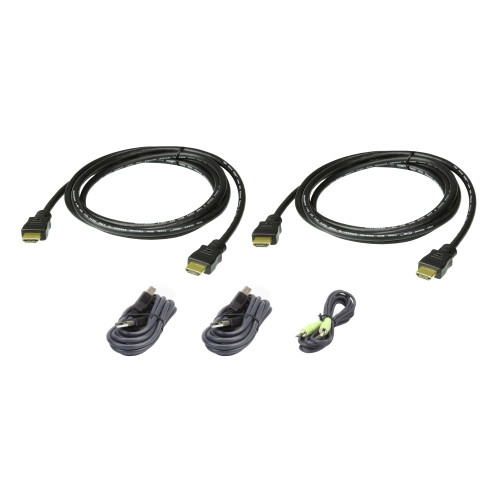 ATEN HDMI Dual Display Secure KVM; 1,8M USB HDMI Dual Display
