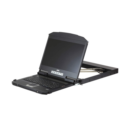ATEN CL3800NW rack console 47 cm (18.5") 1920 x 1080 pixels Metal, Plastic Black