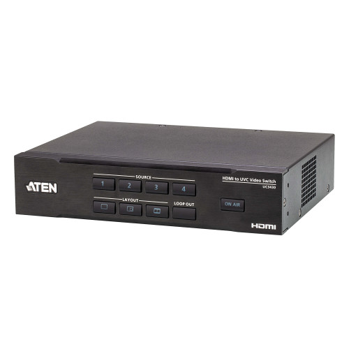 CAMLIVE PRO 4K 4-Input HDMI to USB Video Switcher