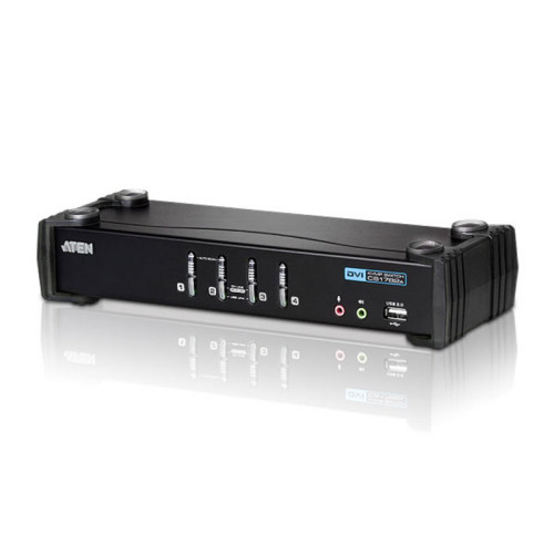 ATEN CS1764A-AT-E KVM switch Black CS1764A