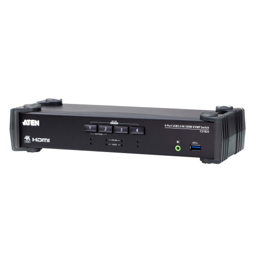 ATEN CS1824-AT-E KVM switch Black CS1824