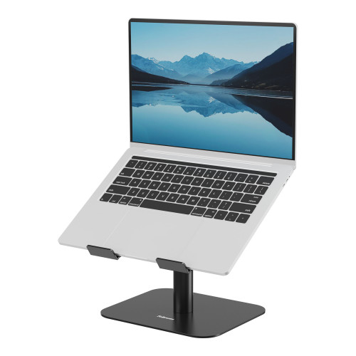 Fellowes Laptop Riser Alumia Desk Based Laptop Stand Max Size 15 inch Max Weight 5kg Black