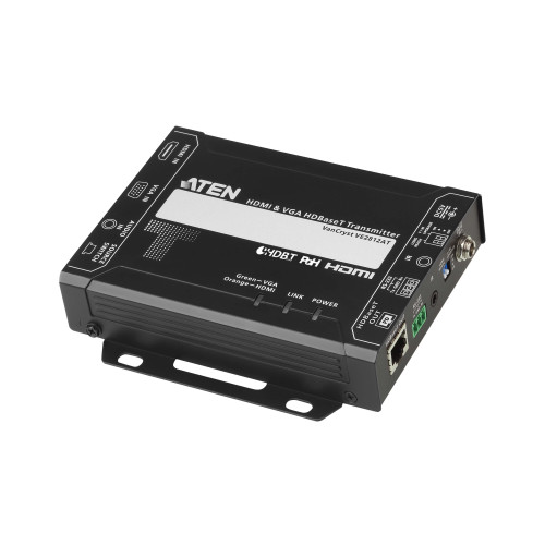 ATEN VE2812AT-AT-E AV extender AV transmitter Black VE2812AT