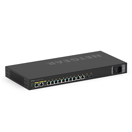 NETGEAR GSM4212P Managed L2/L3 Gigabit Ethernet (10/100/1000) Power over Ethernet (PoE) 1U Black GSM4212P-100EUS
