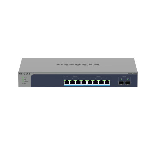 8-Port Multi-Gigabit/10g Ethernet Ultra60 PoE++ Smart Managed Pro Switch with 2 SFP+ Ports (MS510TXUP)