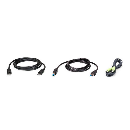 ATEN 2L-7D02UDPX3 KVM cable Black 1.8 m 2L-7D02UDPX3