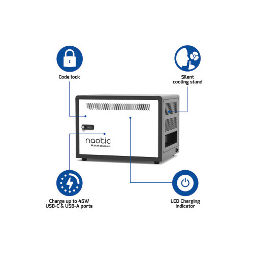 Charging cabinet 10 devices - 903002 - NAOTIC PLUGIN SOLUTIONS