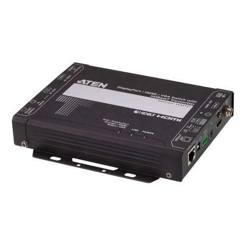 ATEN VE3912T-AT-E AV extender AV transmitter Black