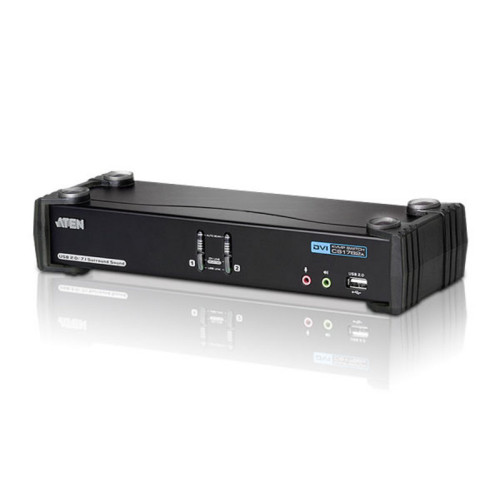 ATEN CS1782A-AT-E KVM switch Black CS1782A