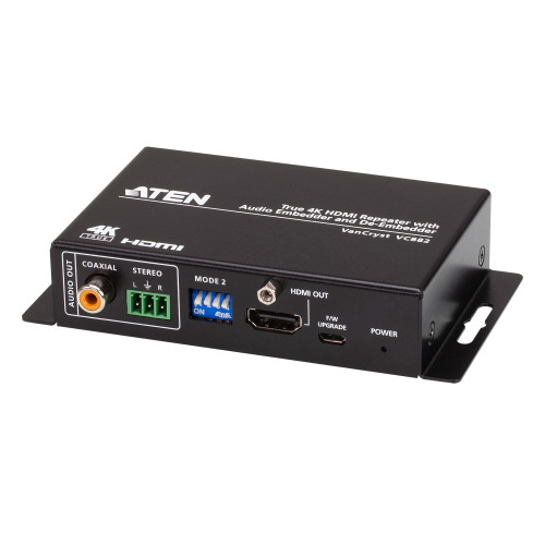ATEN VC882-AT-E AV extender AV repeater Black VC882