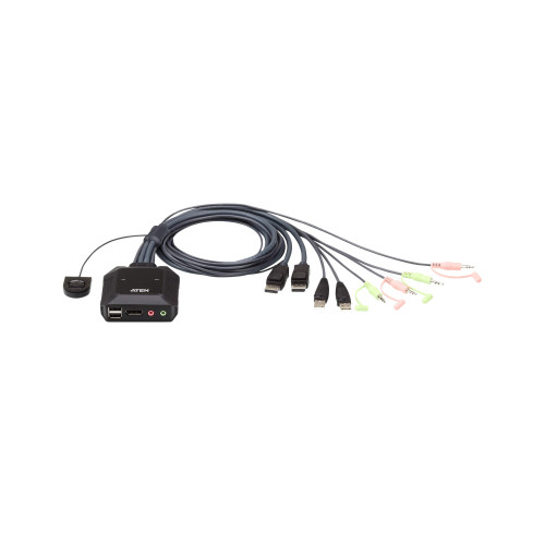 Aten CS22DP-AT KVM switch Black CS22DP