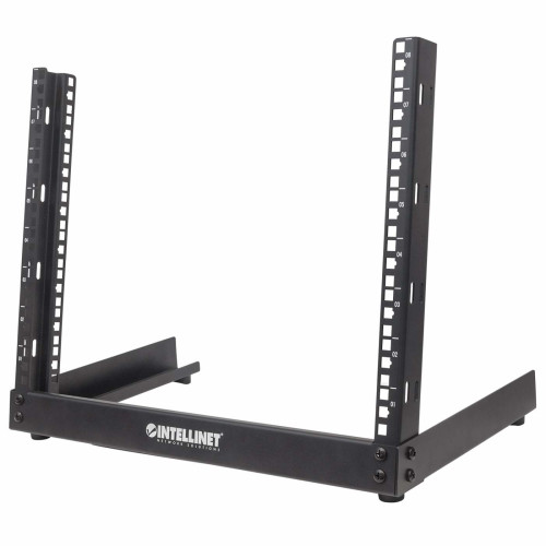 19" Network Rack - Open Frame (Desktop), 8U, Black, Flatpack