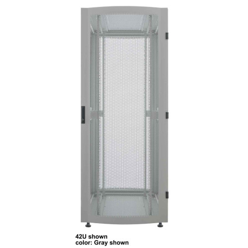 19" Server Cabinet - Free Standing (Premium), 26U, 600x1000mm (width x depth), Black, Flatpack, Max 2000kg, Multi-Point Door Lock, Split Side Panels (Two Locks Per Side), Usable Depth 129 to 
