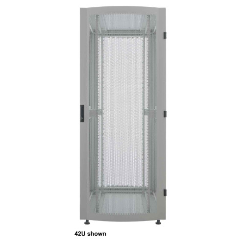 19" Server Cabinet - Free Standing (Premium), 26U, 600x1000mm (width x depth), Grey, Flatpack, Max 2000kg, IP20 rated, Multi-Point Door Lock, Split Side Panels (Two Locks Per Side), Usable De