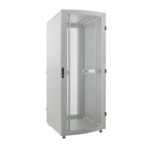 19" Server Cabinet - Free Standing (Premium), 36U, 800x1000mm (width x depth), Black, Assembled, Max 2000kg, Multi-Point Door Lock, Split Side Panels (Two Locks Per Side), Usable Depth 129 to