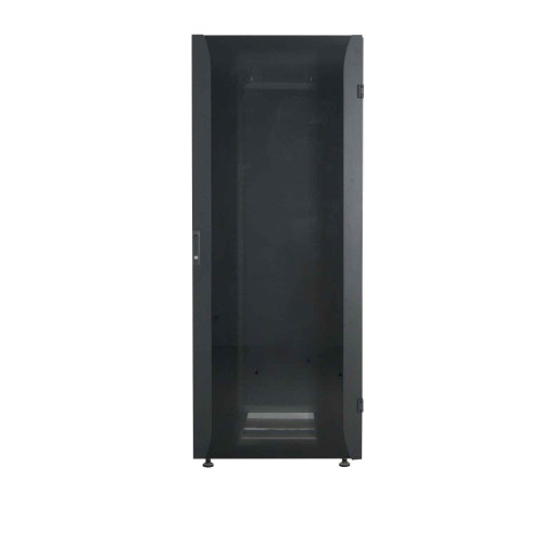 19" Network Cabinet - Free Standing (Premium), 32U, 600x800mm (width x depth), Black, Assembled, Max 2000kg, Multi-Point Door Lock, Split Side Panels (Two Locks Per Side), Usable Depth 129 to