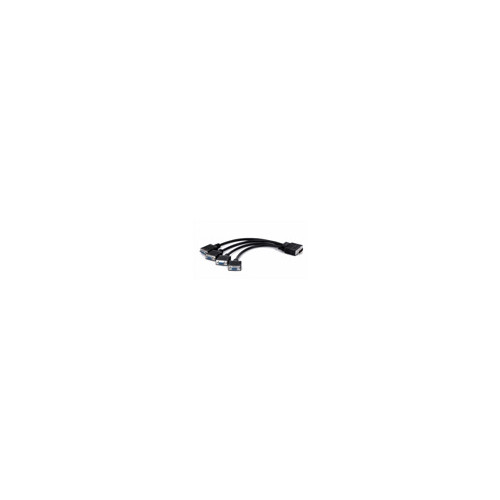 Matrox CAB-L60-4XAF video cable adapter 0.3 m VGA (D-Sub) Black
