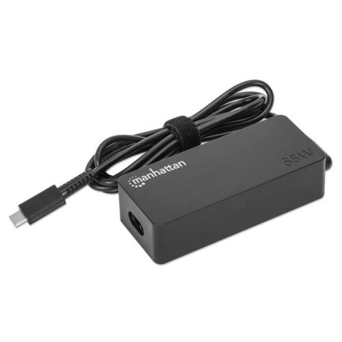 Mains USB-C Laptop Charger 65W, AC (UK) to Type-C Power Adapter, Universal Voltage Compatible with Most Notebooks, Ideal as Second or Replacement Power Supply, Includes Detachable UK AC Power