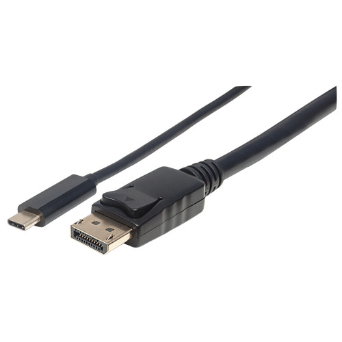 USB-C to DisplayPort Cable, 4K@60Hz, 1m, Male to Male, Black, Not Bi-Directional, Three Year Warranty, Equivalent to CDP2DP1MBD