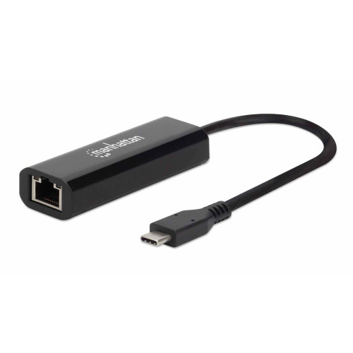 USB-C to 2.5GBASE-T Gigabit (10/100/1000 Mbps & 2.5 Gbps) RJ45 Network Adapter, Multi-Gigabit Ethernet, Black, Three Year Warranty, Equivalent to US2GC30