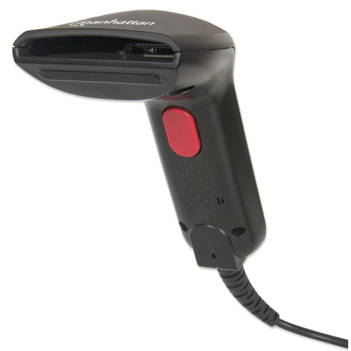 Contact CCD Handheld Barcode Scanner, USB, 60mm Scan Width, Cable 152cm, Max Ambient Light 5,000 lux (sunlight), Black, Three Year Warranty