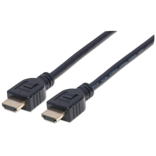 HDMI 4K@60Hz Cable with Ethernet - CL3 rated, 1m, Suitable for In-Wall use, For ALL 4K & 1080p/HD uses - when upgrading now or have it ready for when you need it, Male to Male, Black, Ultra H