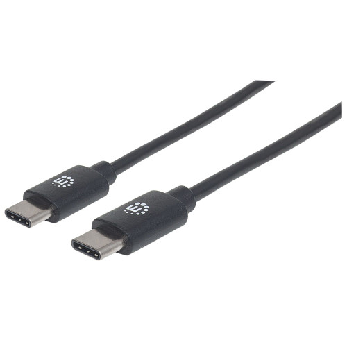 USB-C to USB-C Cable, 2m, Male to Male, Black, 480 Mbps (USB 2.0), 3A, Hi-Speed USB, Lifetime Warranty, Equivalent to USB2CC2M