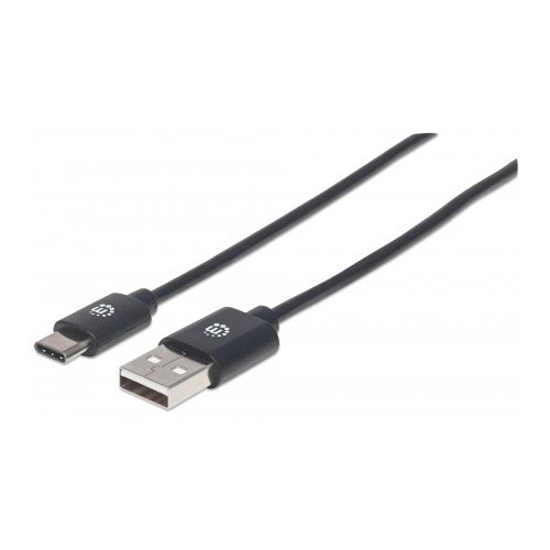 USB-C to USB-A Cable, 50cm, Male to Male, Black, 480 Mbps (USB 2.0), Hi-Speed USB, Lifetime Warranty, Equivalent to USB2AC50CM