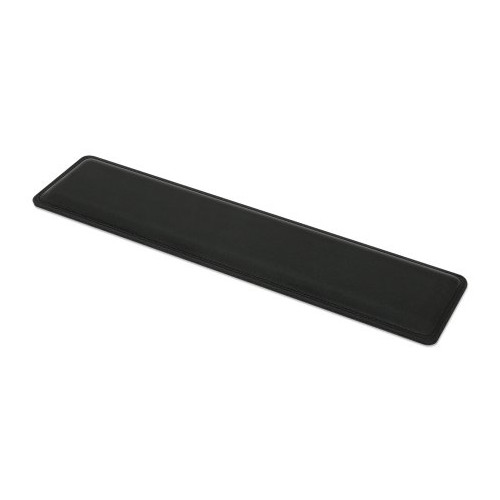 Manhattan Ergonomic Wrist Rest Keyboard Pad, Black, 445 × 100mm, Soft Memory Foam, Non Slip Rubber Base, Black, Lifetime Warranty