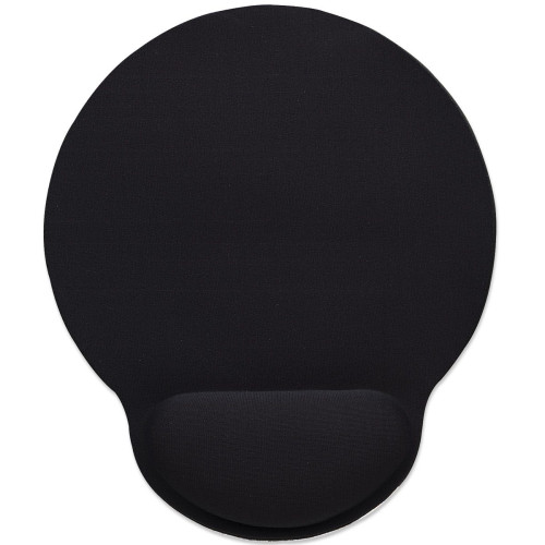 Wrist Gel Support Pad and Mouse Mat, Black, 241 &Atilde;&acirc; 203 &Atilde;&acirc; 40 mm, non slip base, Lifetime Warranty, Card Retail Packaging