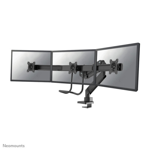 Neomounts NM-D775DX3BLACK Monitor arm 17-27" - gas spring - Topfix - 180Â°-stop