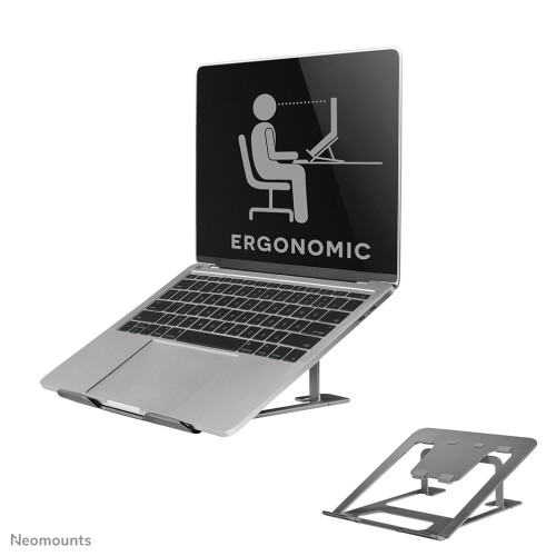 Neomounts NSLS085GREY Laptop stand 10-17" - foldable - compact - universal