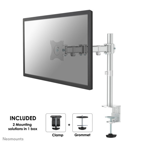 Neomounts NM-D135SILVER Monitor arm 10-30"