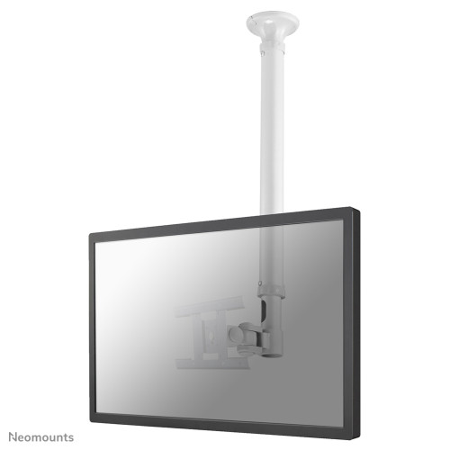 Neomounts FPMA-C100WHITE Monitor/TV mount ceiling 10-30" - h 79-129 cm