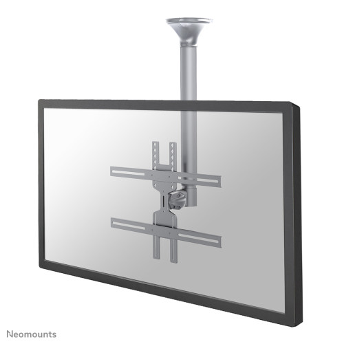 Neomounts FPMA-C400SILVER Monitor/TV mount ceiling 32-60" - h 64-104 cm
