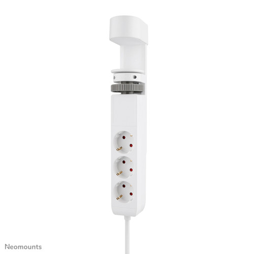 Neomounts DS22-840WH6 Desk socket with clamp and USB-C and USB-A ports - Quick charge - DS22-840WH6