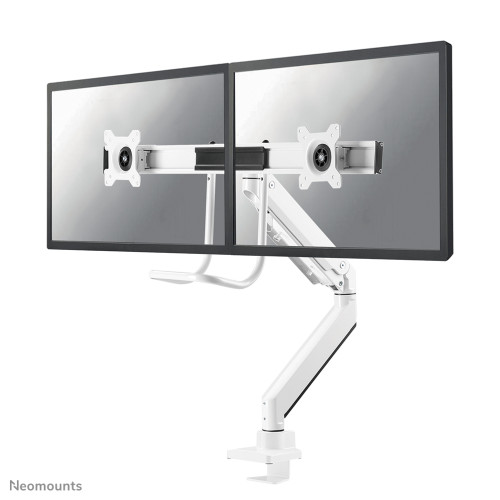 Neomounts NM-D775DXWHITE Monitor arm 10-32" - gas spring - Topfix - 180&Atilde;&Acirc;&deg;-stop