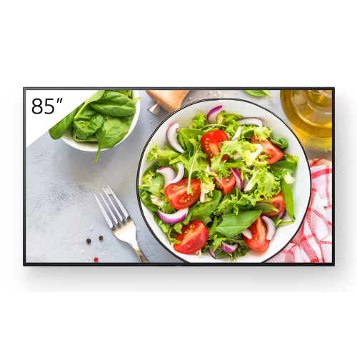 Sony FW-85BZ35L Signage Display Digital signage flat panel 2.16 m (85") LCD Wi-Fi 550 cd/m² 4K Ultra HD Black Android 24/7