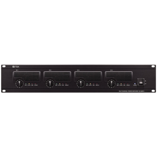 TOA DA-500FH audio amplifier 4.0 channels Performance/stage Black