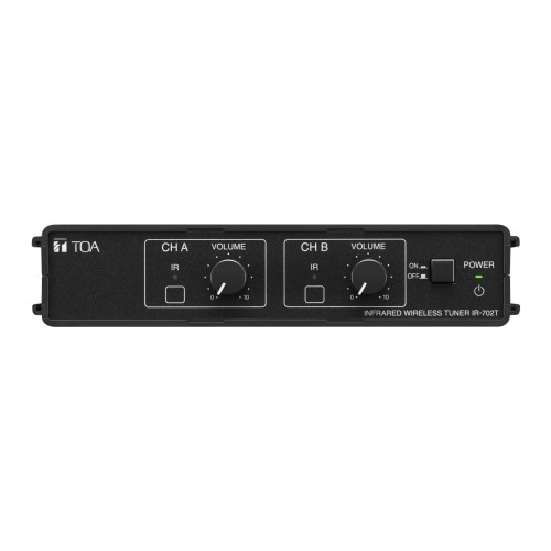 TOA IR-702T audio tuner Home Black IR-702T