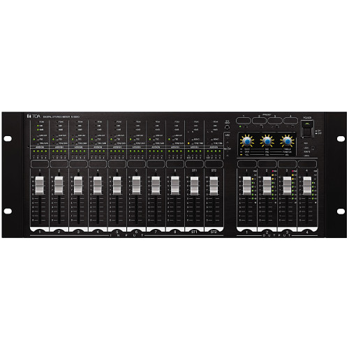 TOA M-864D audio mixer 8 channels 20 - 20000 Hz Black M-864D