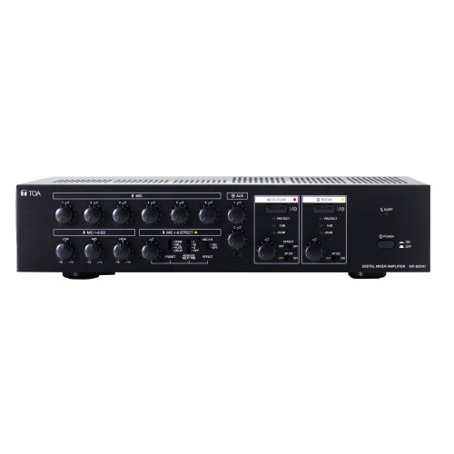 TOA MX-6224D audio amplifier 2.0 channels Black