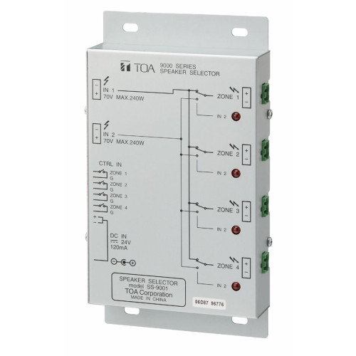 TOA SS-9001 Public Address (PA) equipment part / accessory Grey SS-9001